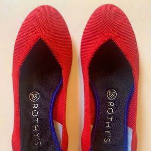 Rothy’s The Flat Red Size 8 Great Condition